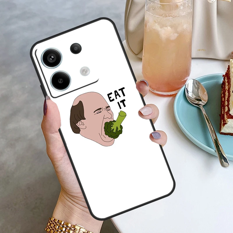 Kevin Broccoli The Office Case For Xiaomi Redmi Note 11 9 10 12 13 Pro Plus 9S 10S 11S 12S Redmi 12 10C 9C 13C Cover