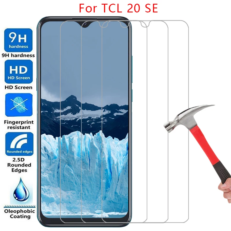 Screen Protector for tcl 20 SE Protective Tempered Glass on TCL20 20SE TCL20SE Phone Film Glas 9H TLC