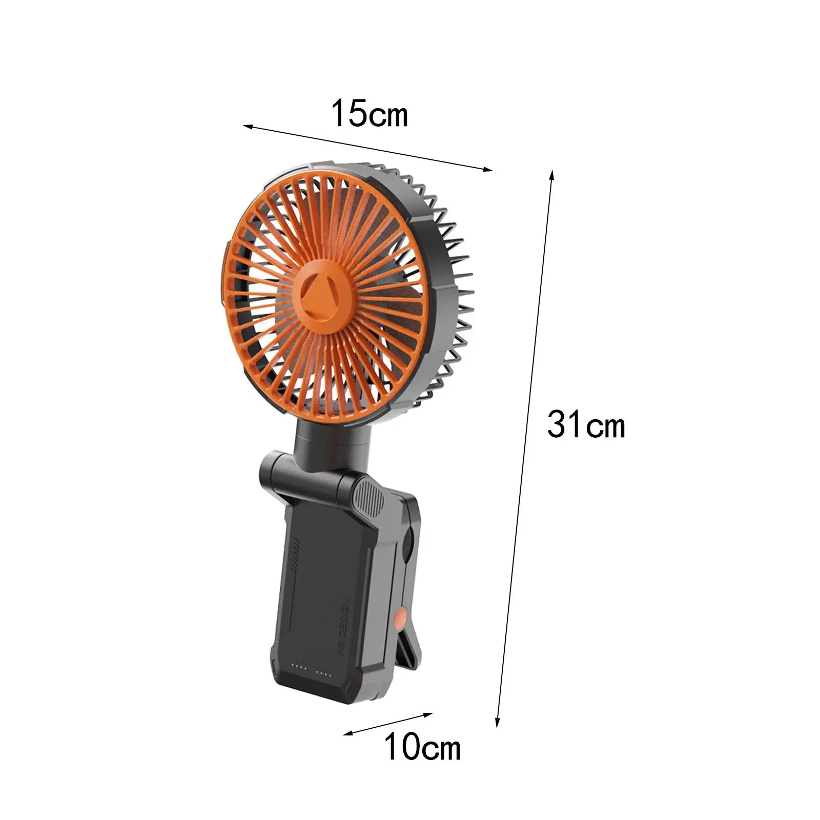 Ventilador dobrável portátil magnético, mini ventilador pessoal para cozinha Workshop Outdoor