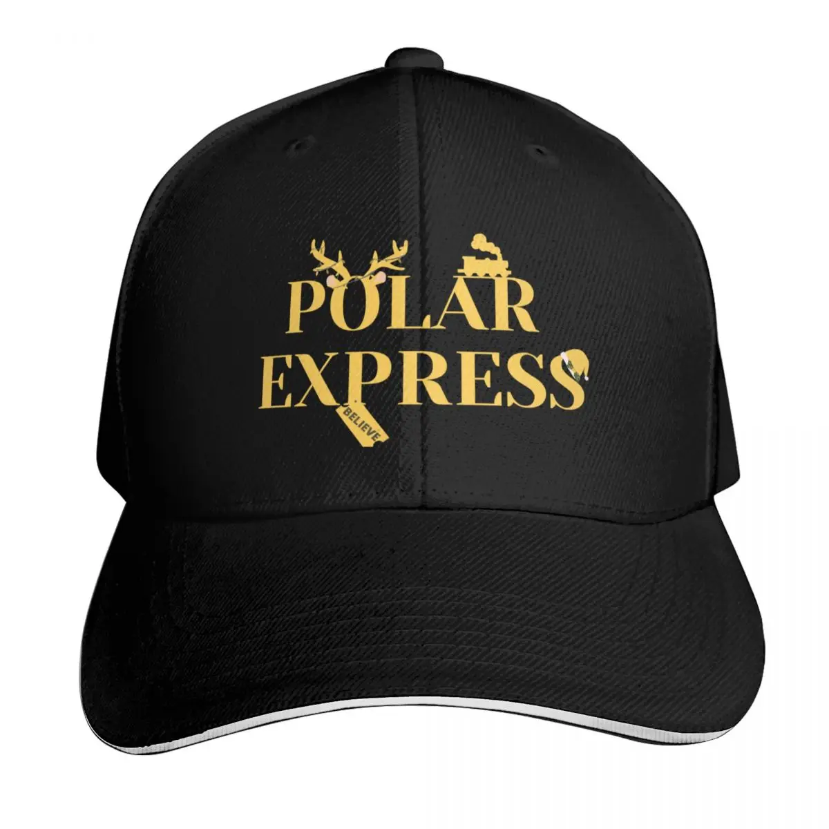 Gorra de béisbol POLAR EXPRESS, gorra de rugby, sombrero de gran tamaño para hombre, sombreros únicos, sombreros de playa para mujer y hombre