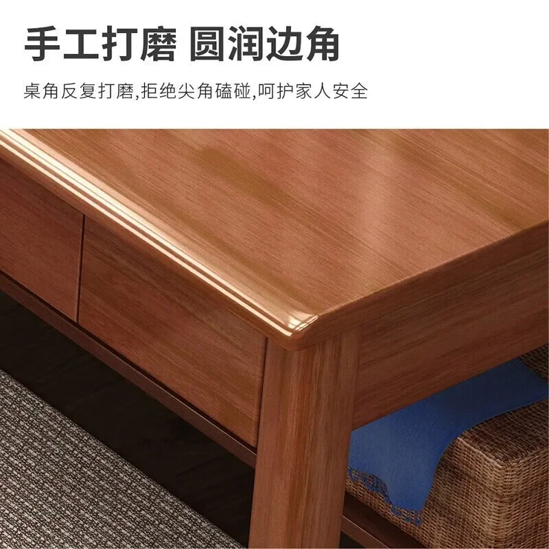 Solid wood desk, long table by the window, simple computer desk in the home study desk