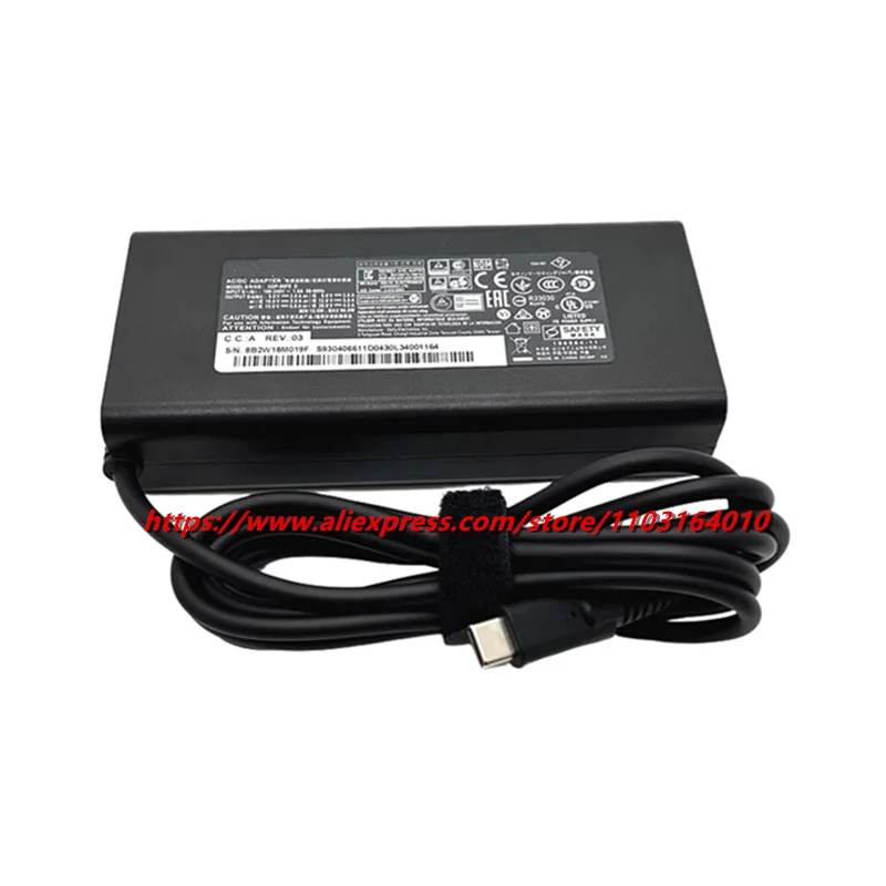 MSI Summit E14 A11SCS-088 A11SCST A11SCST-087 E15 A11SCST/GTX1650 충전기용 오리지널 ADP-90FE D 90W 20V 4.5A USB-C AC 어댑터