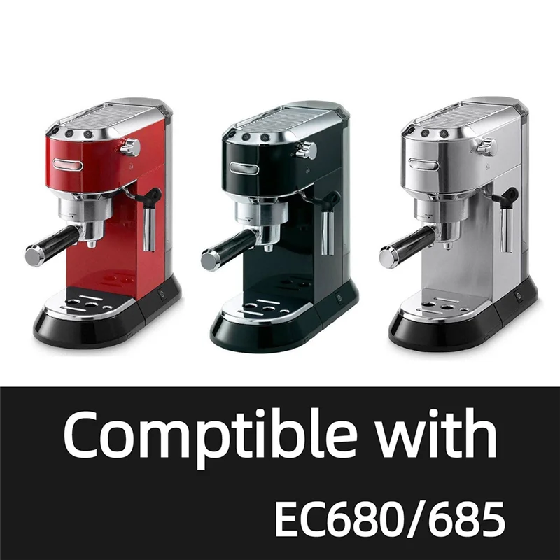 A74G-51Mm Bottomless Portafilter For Delonghi EC680/EC685/EC820/EC850/EC860/EC785/EC885 3-Ear, No Base Filter Holder