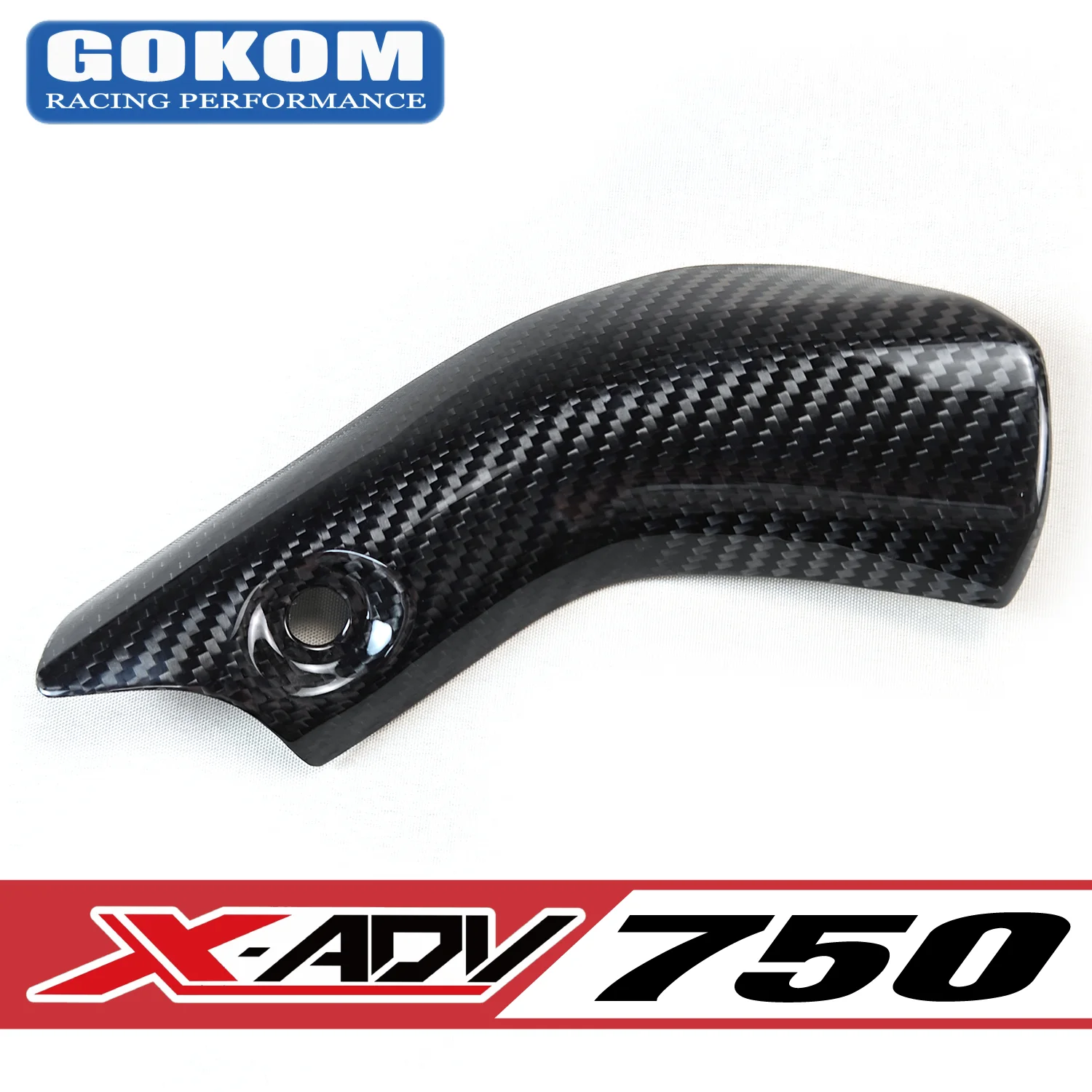 

Gokom Racing Motorcycle Parts COWLING FAIRING Carbon Fiber FOR HONDA XADV750 X-ADV 750 Exhaust protection Cover