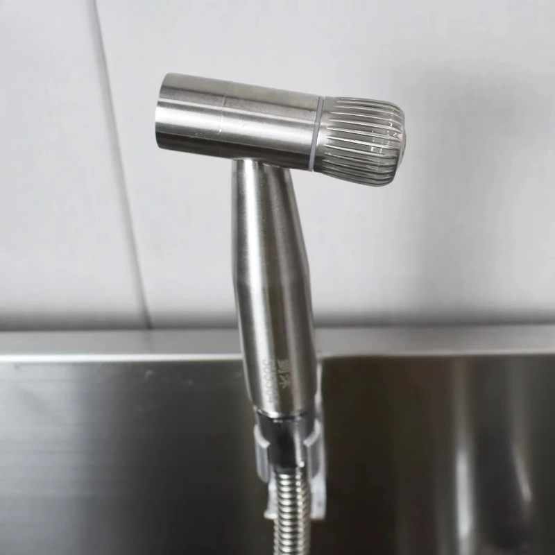 Lavello per Attrezzature in Acciaio Inox 304 con Rubinetto e Paraspruzzi Laterale