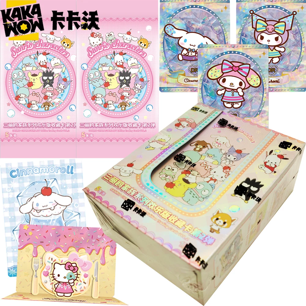 

Kakawow Genuine Sanrio Collection Cards for Children Anime Limited Edition Exquisite High-quality Character Cards Festival Gifts
