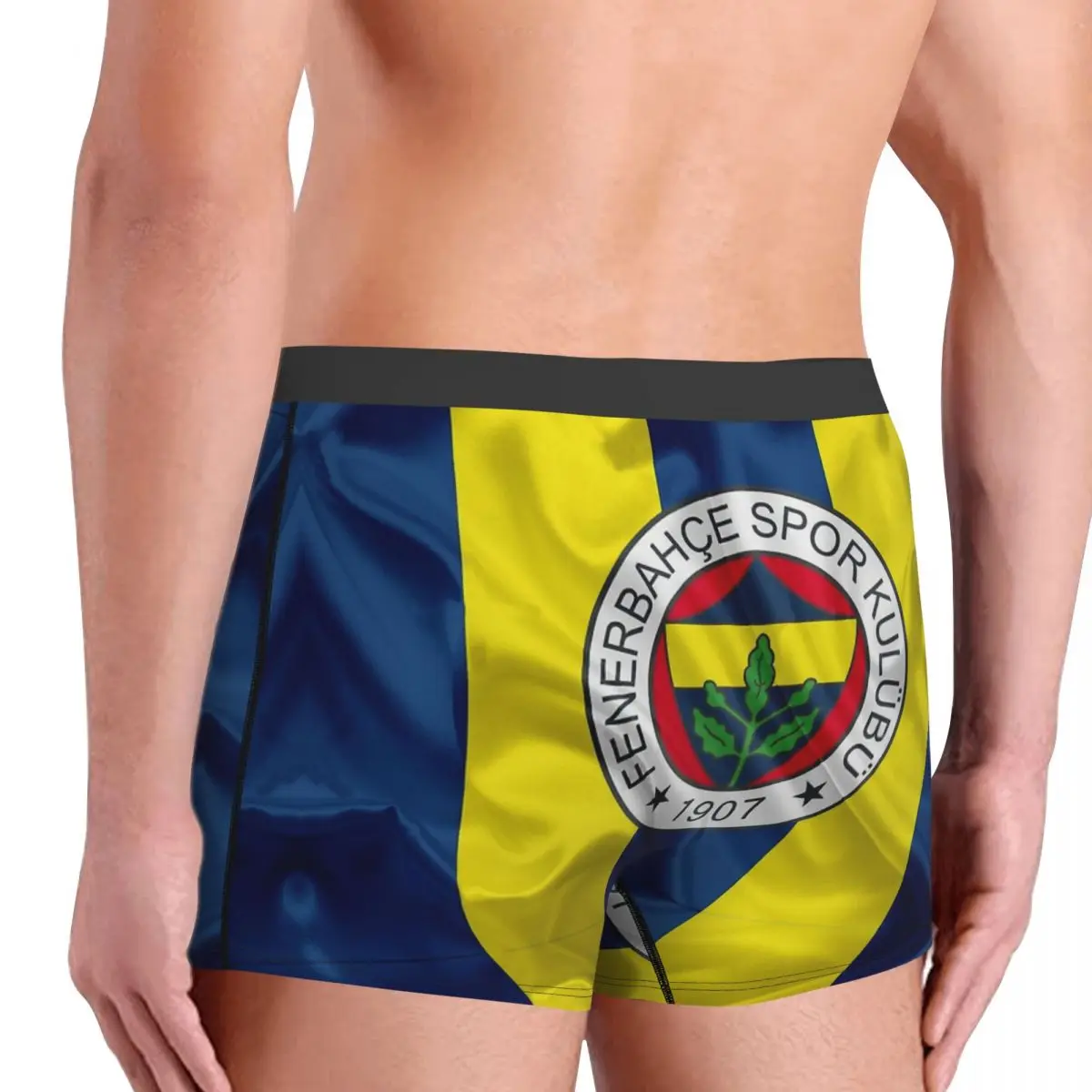 Fenerbahce National Flag Underpants Cotton Panties Men\'s Underwear Sexy Shorts Boxer Briefs