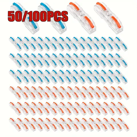 Transparent Type Set Quick Lever Wire Connector Push-in Universal Compact Junction Box Home Electrical Connectors Terminal Block