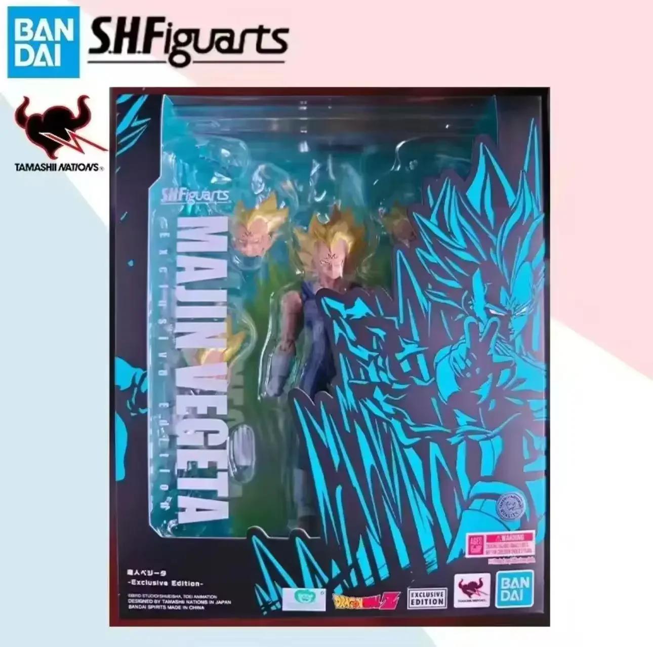

Bandai SHF Magic Vegeta Super Saiyan 3SDCC Venue Limited Dragon Ball Super Mobile Model Figure