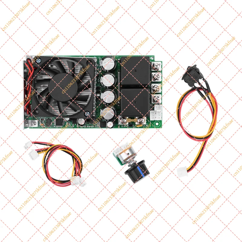 DC 10-50V 100A 3000W PWM Motor Speed Controller | PLC Programmable Brush Motor Driver