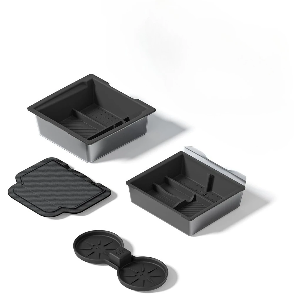 

Wigoo for Tesla's new Y Juniper and Model 3 center console with double layered space