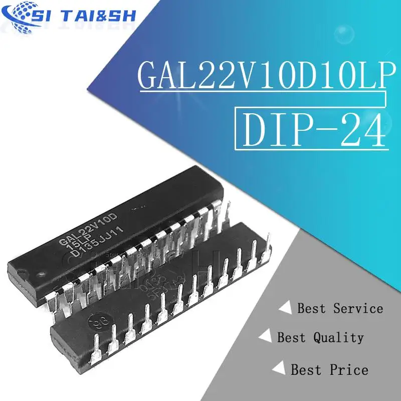 1PCS  GAL22V10D10LP GAL22V10 DIP24 GAL22V10D-10LP NEW ORIGINAL GAL22V10D-10LPN