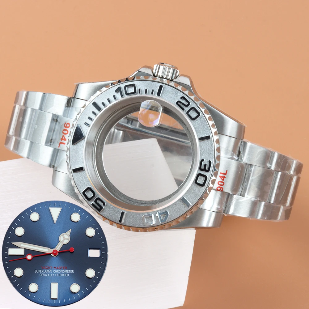 cassa-da-40-mm-con-lancette-quadrante-da-285-mm-cassa-per-orologio-in-acciaio-inossidabile-cinturino-oyster-spazzolato-adatto-al-movimento-nh34-nh35-nh36-nh38-yacht-master