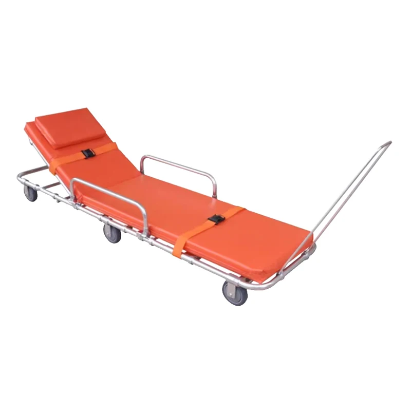 Hospital Use Ambulance Emergency Stretcher High-strength Material Strong Load-bearing Capacity