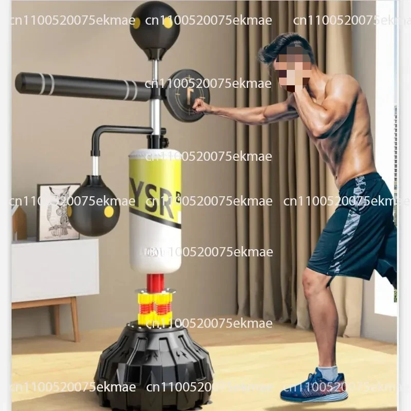 Boxing Reaction Rotating Target Boxing Dodge Training Equipment Fitness Reaction Target Vertical Sandbag Touch Height Trainer