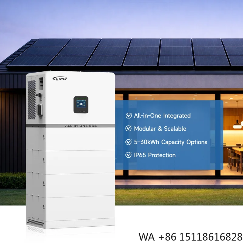 Epever Hybrid Inverter IP65 51.2v 100Ah LiFePO4 Battery Built in Inverter All in One Solar Power Energy Storage Battery System