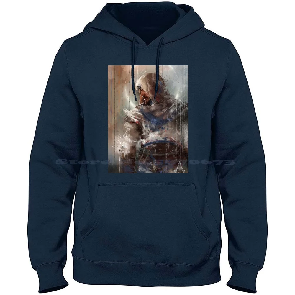 Basim 100% Cotton Hoodie T Shirt Mirage Basim Ibn Ishaq Assassin Brotherhood Wisesnail Portrait