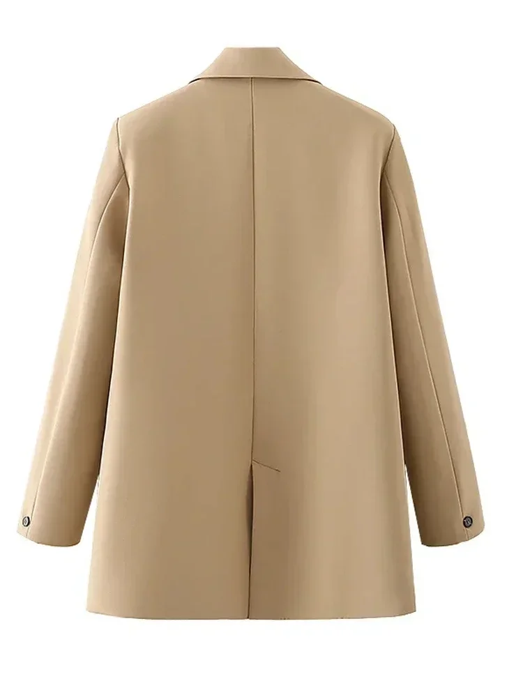 Blazer pour Femme Noir, Beige, Bleu, Vert, Gris, Manteau à la Mode, Tenue de Bureau, Veste Chester, 2024