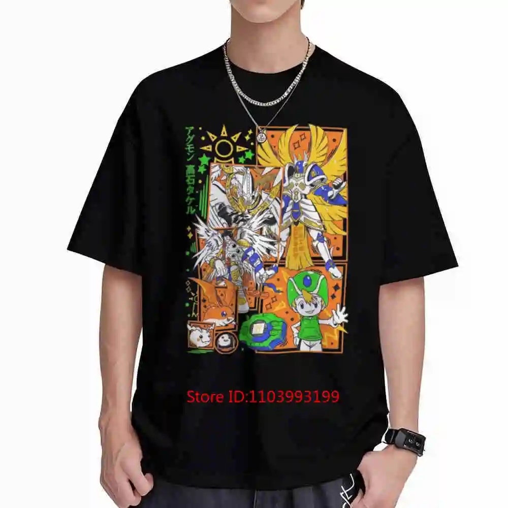 Digimon Short Sleeve Tee 100% Cotton T-Shirt