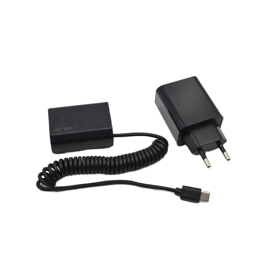PD 3.0 Charger NP FZ100 Dummy Battery USB Type C FZ100 DC Coupler for Sony Alpha A9R A9S A7 A7M4 / A7IV A7C 7M3 FX30 Camera