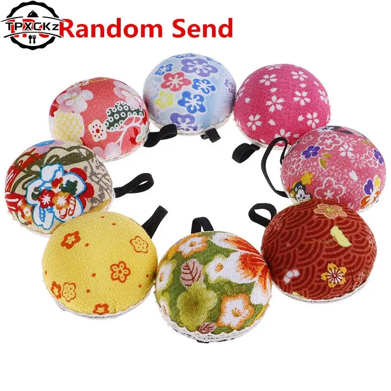 DIY Craft Sewing Supplies Pumpkin Ball Shaped Needle Pin Cushion Wrist Pincushion Wrist Strap Stitch Needlework Sewing Pin Mat