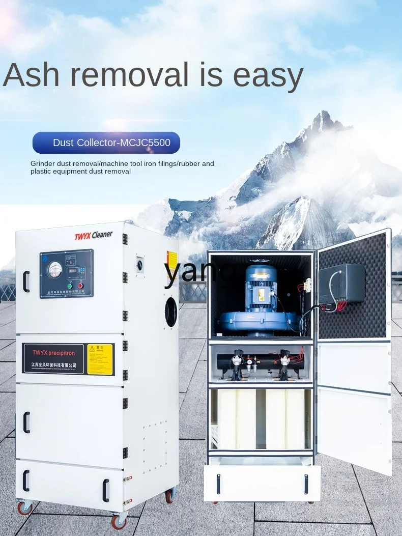 CX  Flat Tools Universal Grinder Vacuum Cleaner 2.2KW High Power Graphite Dust Collector