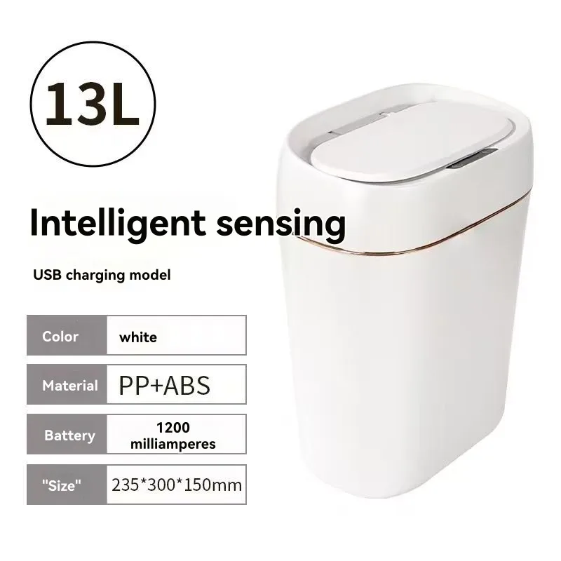 

A97G Мусорный бак 13 л Компактный элитный роскошный для домашнего и офисного использования