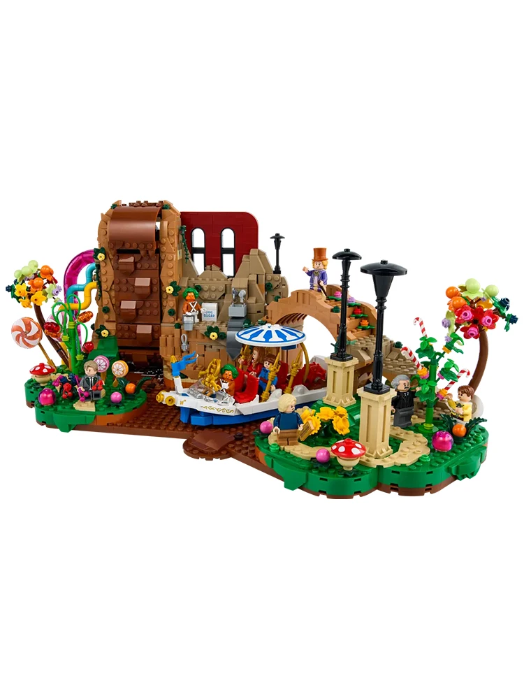 2026 Stuks Chocoladefabriek Bouwstenen Compatibel Met Set 21360 Bricks Speelgoed Voor Kinderen Volwassenen Verjaardag Kerstcadeau - afbeelding 2