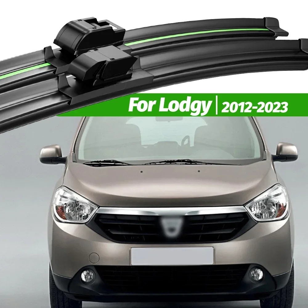 

For Dacia Lodgy 2012-2023 2pcs Front Windshield Wiper Blades 2013 2014 2015 2016 2018 2020 2022 Windscreen Window Accessories