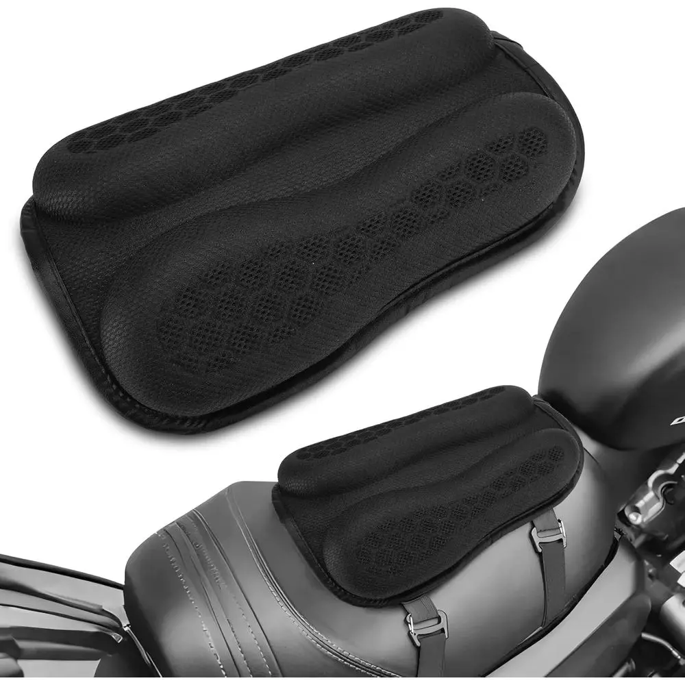 

Breathable Gel Motorcycle Seat Cushion with 3D Honeycomb Structure for Comfortable Road and City Riding