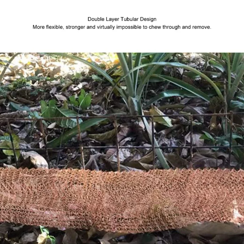 Rouleau de filtre à vapeur en maille de cuivre 12,7 cm x 6 m, maille de fil de cuivre tricotée anti-escargots