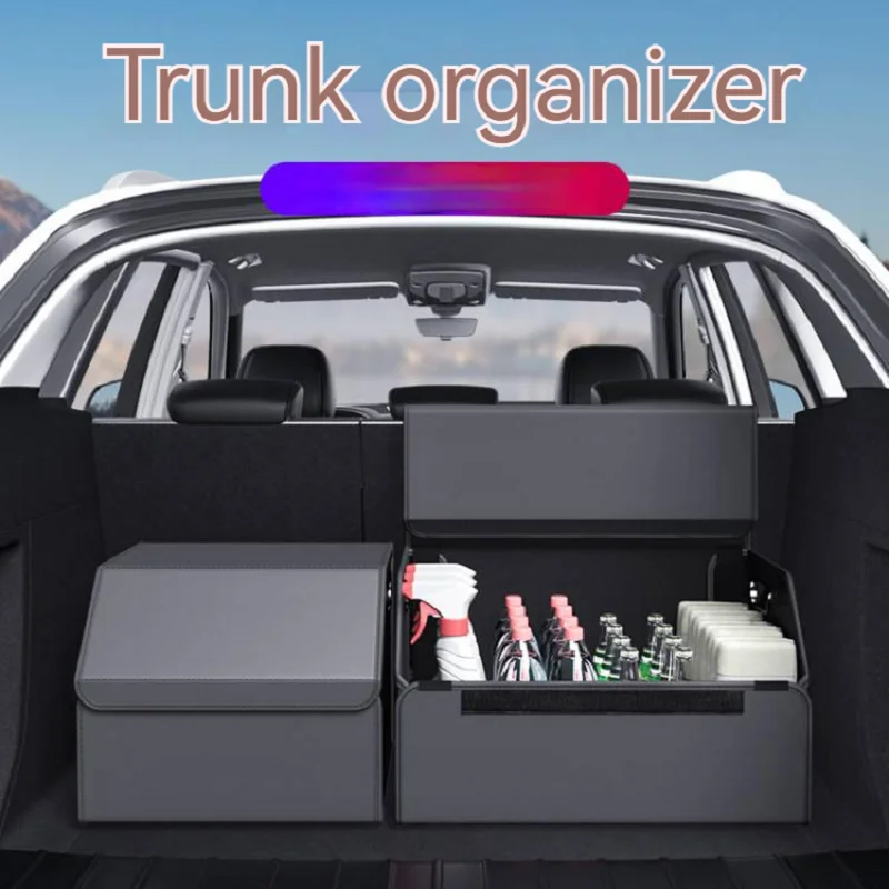 

Car Organizer Trunk Storage Bag Large Capacity Auto Multiues Tools Storage Box Bag Stowing Tidying Car Trunk Organizer Bag