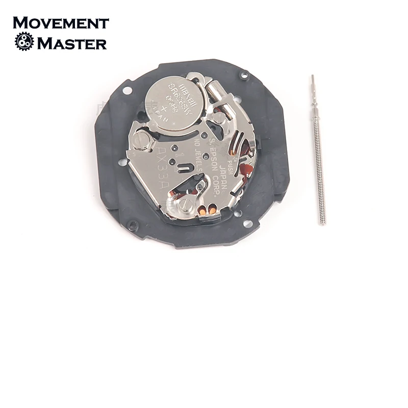 The New AL33 Quartz Electronic Movement Dual Calendar 3Hands Replaces The AX33 Watch Movement Repair and Replacement Parts