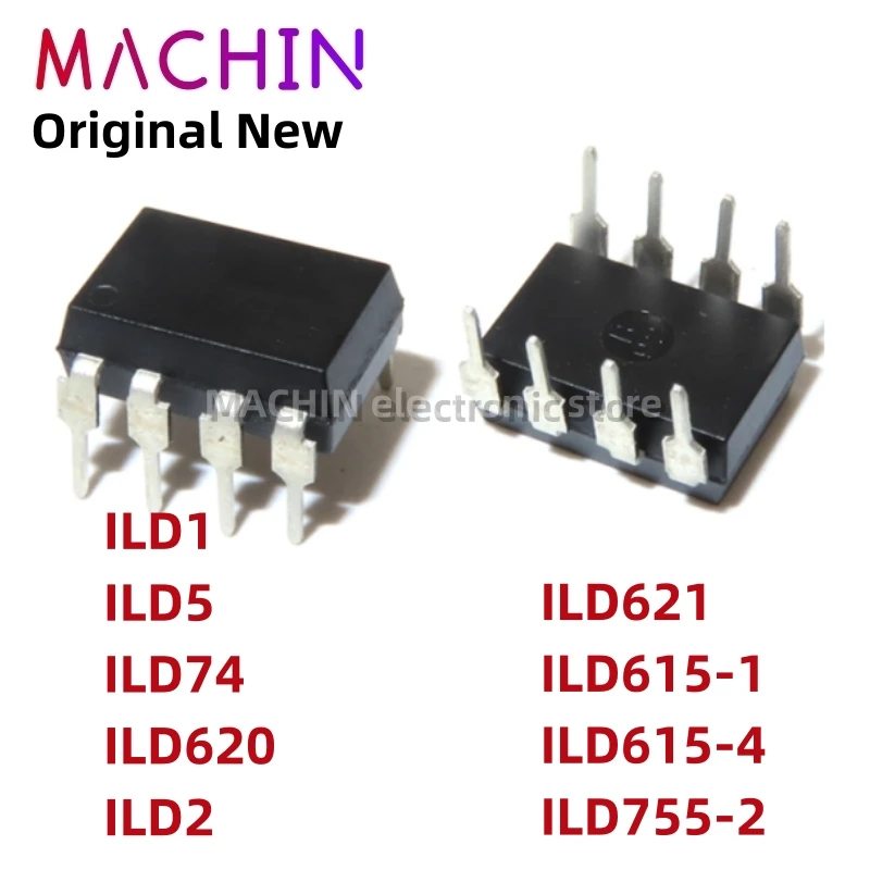 1pcs ILD1 ILD5 ILD74 ILD620 ILD2 DIP8 ILD621 ILD615-1 ILD615-4 ILD755-2 DIP-8 Optocoupler Relay