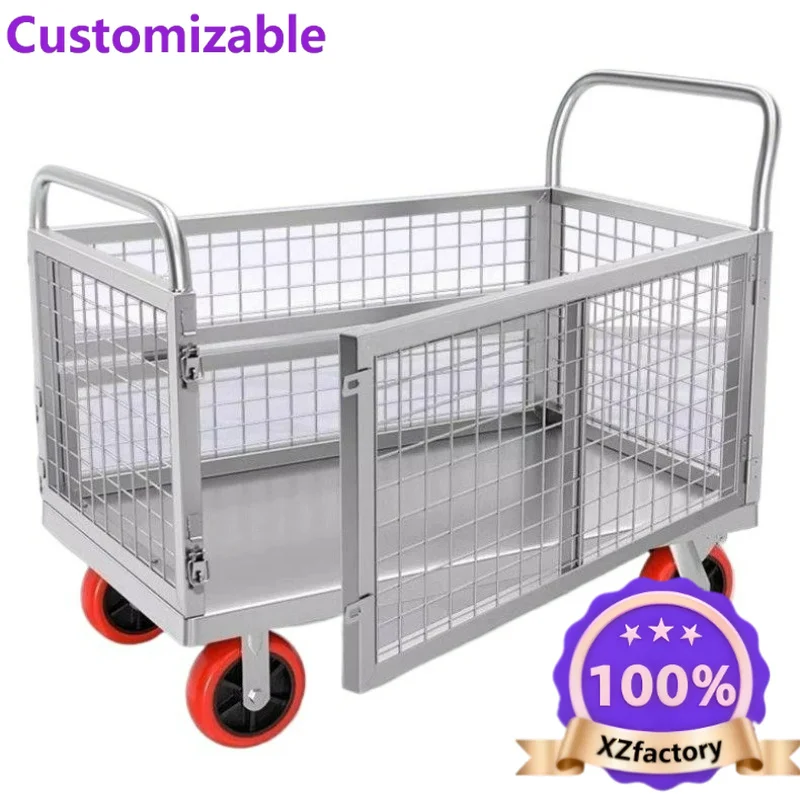 Factory Direct 2026 Top Barandilla de valla para coche, remolque plegable, supermercado de logística  rejilla, tableta