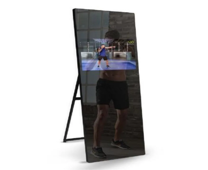 43inch lcd screen yoga mirror display gym smart fitness mirror