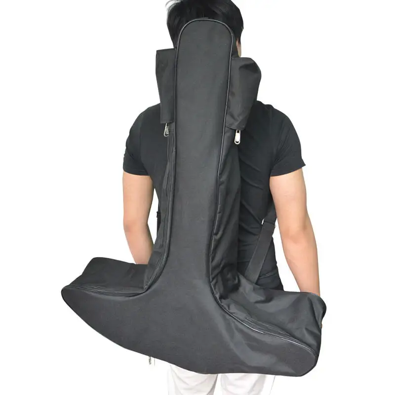 Double Shoulder T Shape Crossbow Bag Canvas Storage Backpack Accessories Pockets