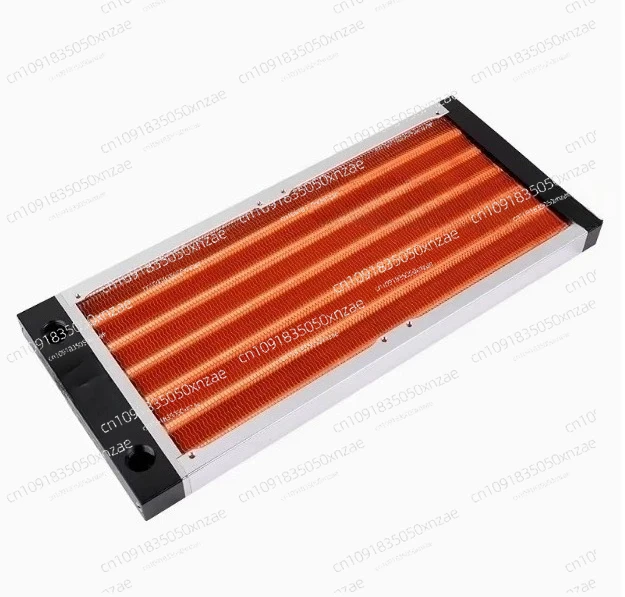Ultra thin 17MM version cold row 120 240 360 purple copper A4 chassis split water cooling heat dissipation