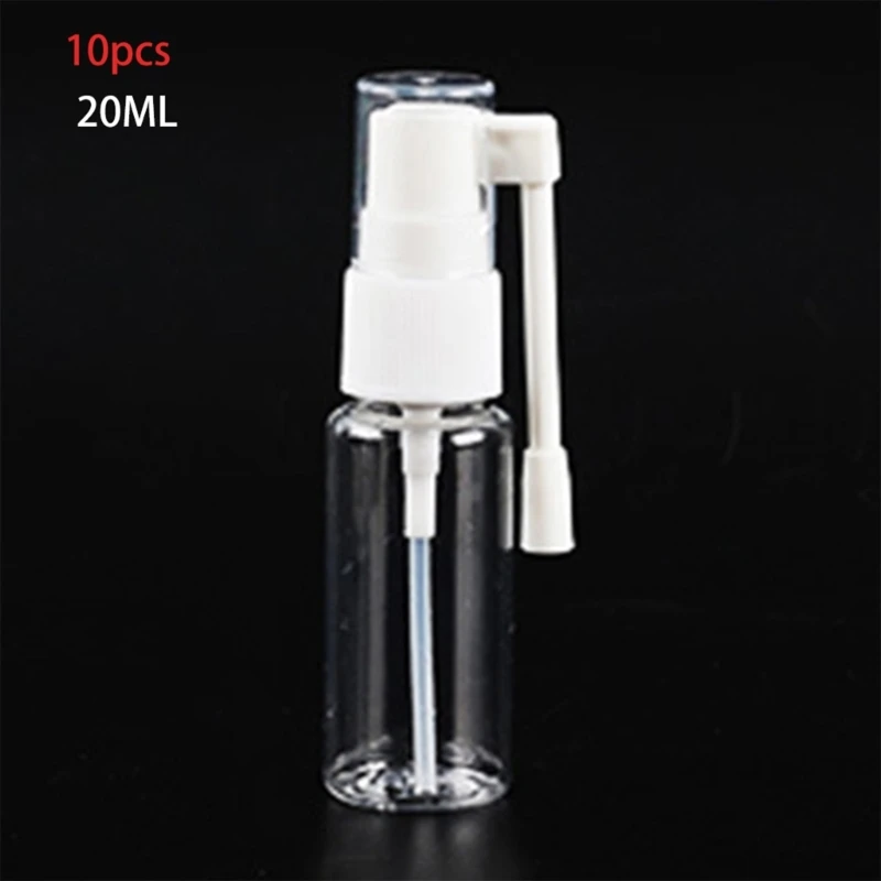 10Pcs 5/8/10/20/30ml Clear 360 Degree Roatation Empty Bottle Reflillable Nasal Atomizer Elephant Nose Sprayer Liquid Water