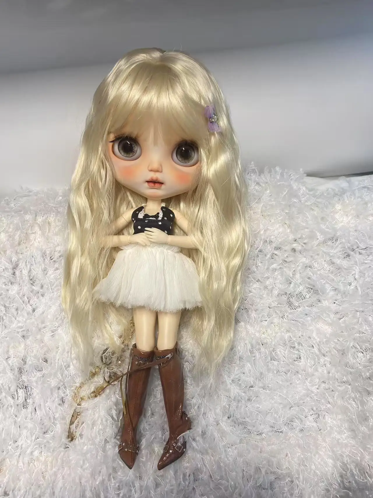 

1/6 Blythe Wig Blyth Hair Doll Wigs Accessories Blyth Doll Hair DIY Parts
