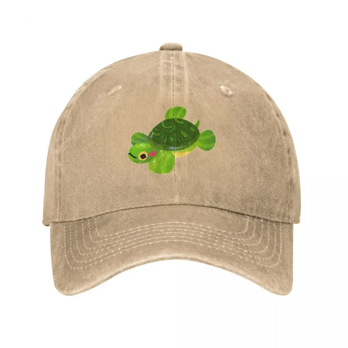 Red-eared slider - pastel Baseball Cap Wild Ball Hat Sunscreen Men Women's