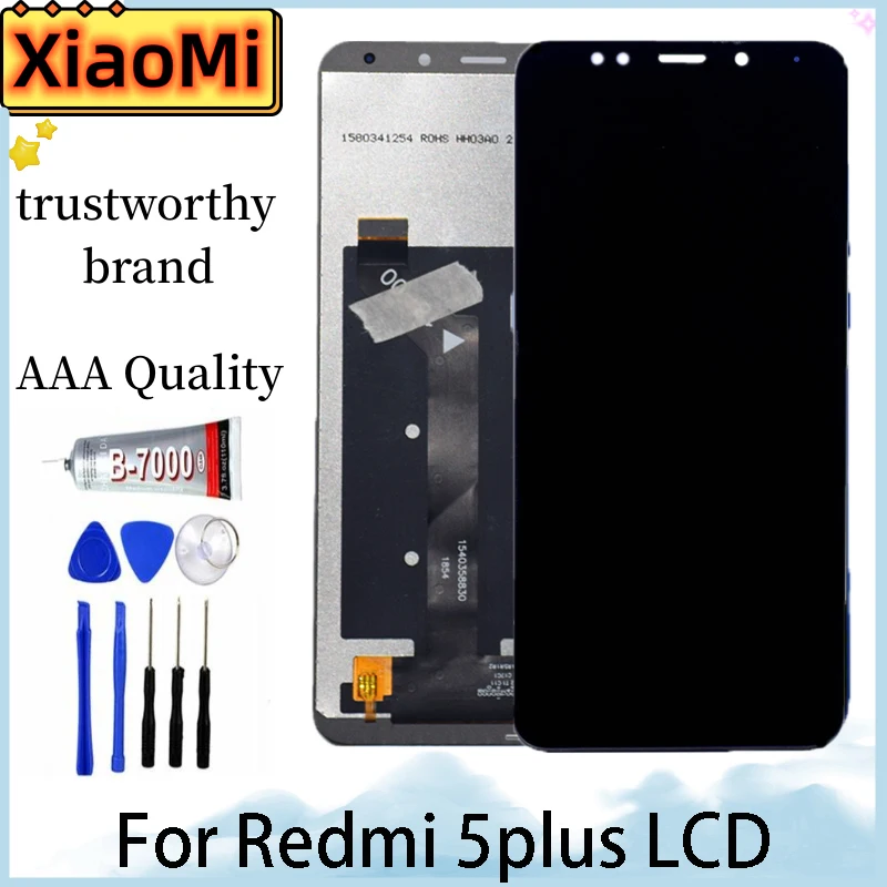 

Original For Xiaomi Redmi 5 Plus MEG7 MEI7 LCD Display Touch Screen For Redmi 5Plus LCD Digitizer With Frame Replacement Repair