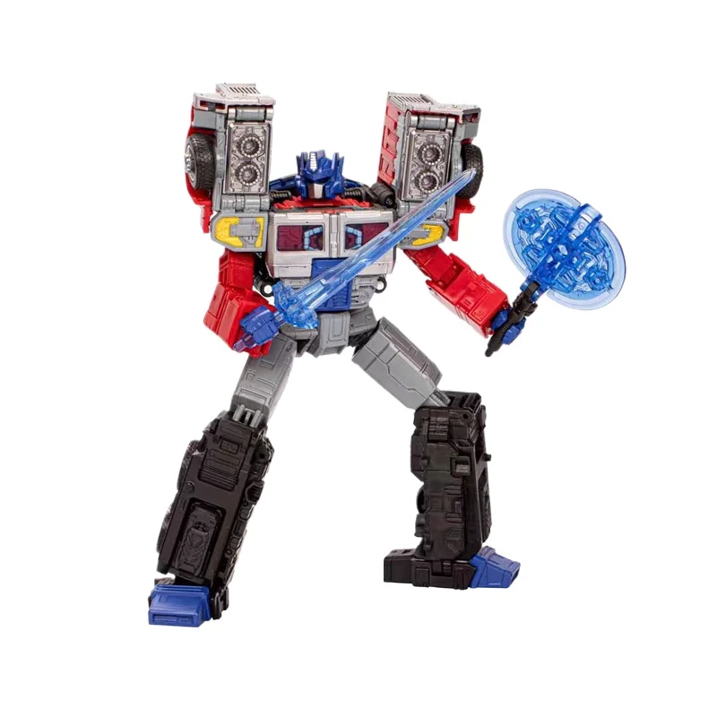 Oryginalna figurka Transformers Hasbro Anime Legacy Evolution G2 Laser Optimus Prime, zabawka dla chłopców, dziewcząt i dzieci, idealna na prezent.