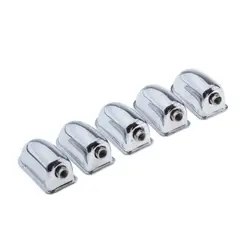 Set Of 5pcs Silver Tom Drum Snare Drum Lugs Musical Instrument Parts