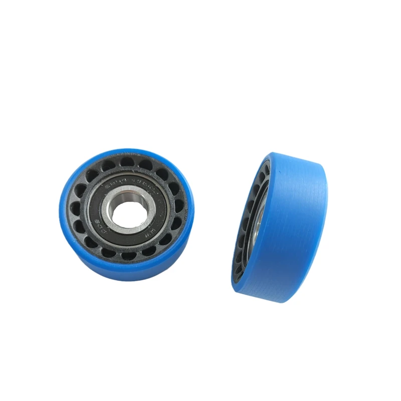 DSA3003965 70*25*6204 Escalator Step Roller OD70mm W25mm Bearing6204 Blue Skeleton Roller