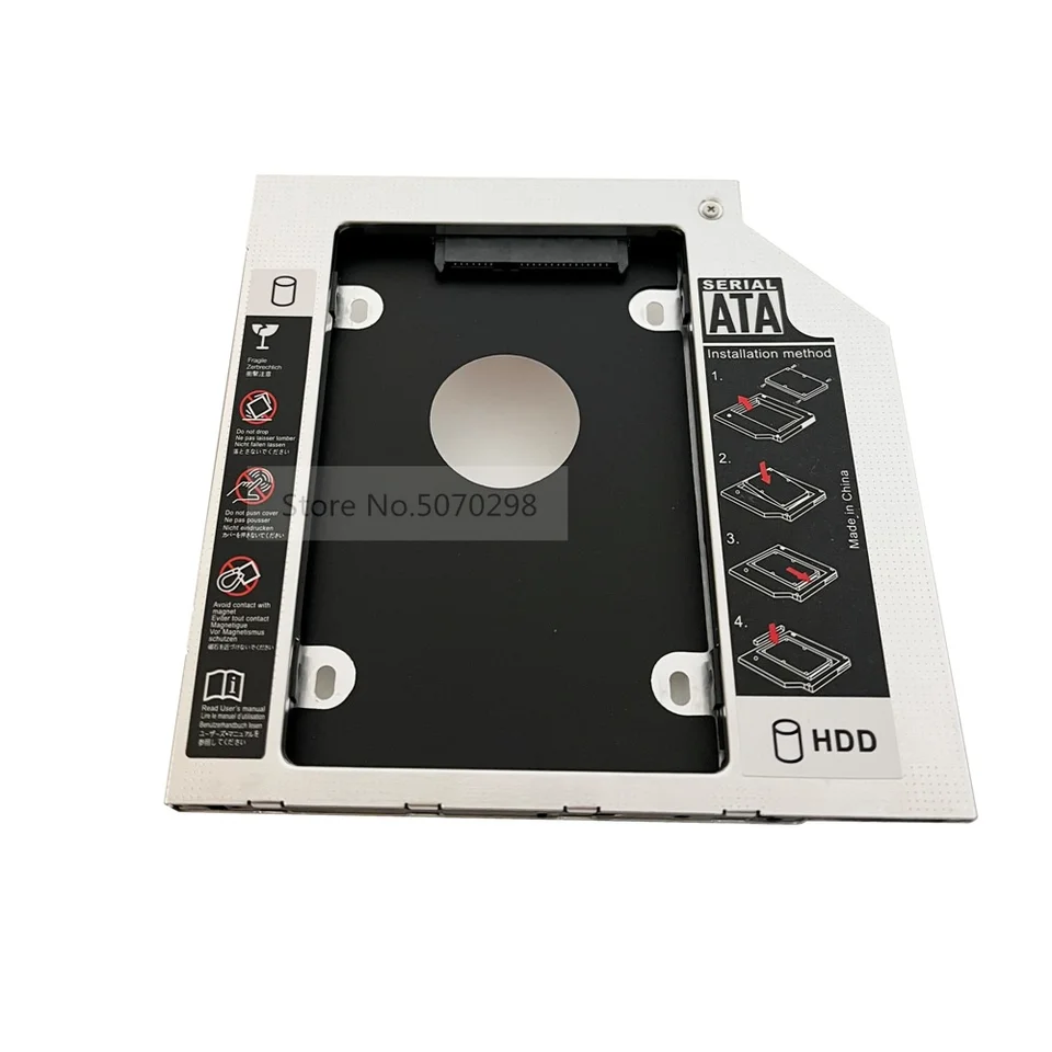 2nd HDD SSD Hard Drive Optical Caddy Frame Tray for Fujitsu