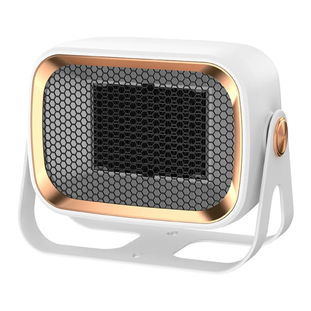 Mini Portable Electric Space Heater for Indoor Use - Silent Fast Heating with Overheat & Tip-Over Protection And Thermostat
