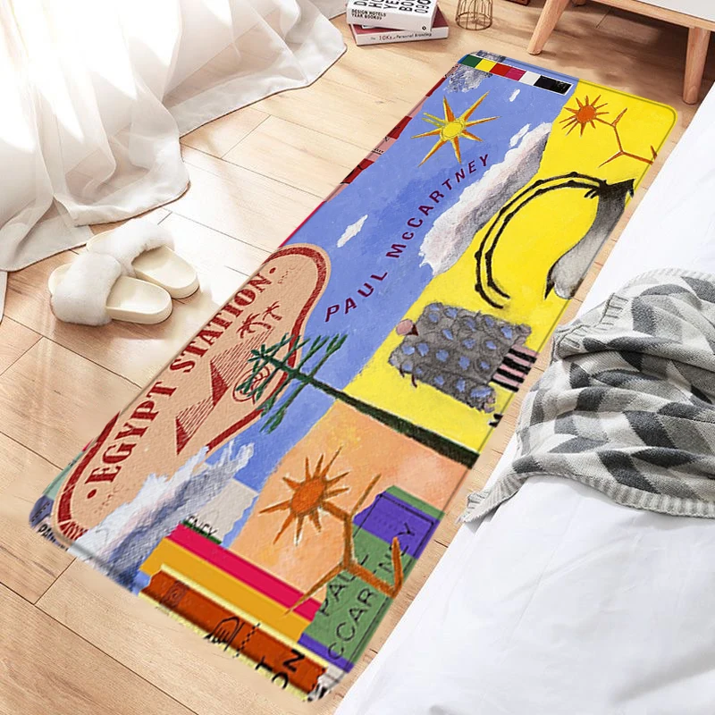 Welcome Carpet Singer Interior Room Rugs Foot Carpets Entrance Doormat P-Paul McCartney Prayer Rug Floor Mats Non-slip Bath Mat