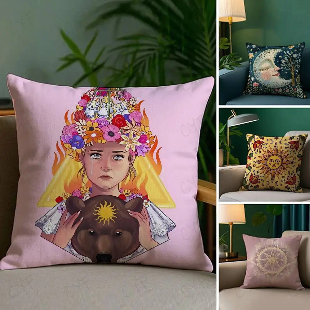 

Nordic Midsummer Festival Pillow Case Custom Printed Brushed Fleece Pillow, Baby Skin-Touch, Eco-Friendly Dye-Sublimation Cushio