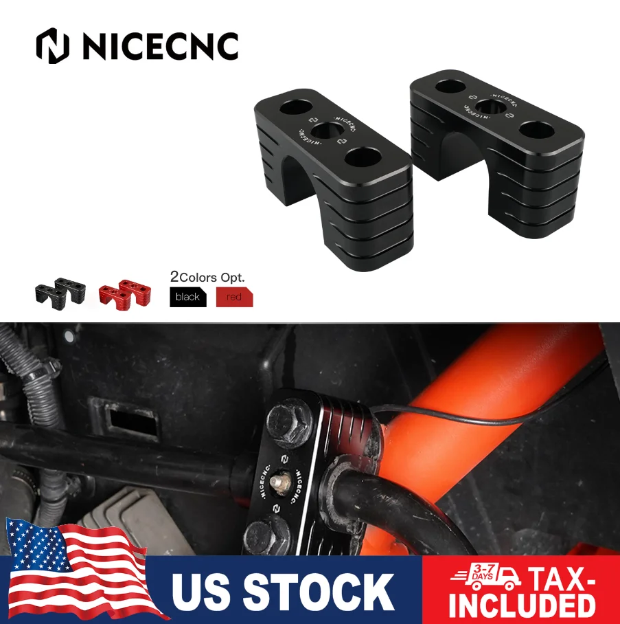 

NICECNC UTV Rear Sway Bar Clamp Mount Bracket For CAN AM Maverick X3 Max R 4x4 XDS XMR XRC XRS Turbo DPS 2017-2022 2021 2020